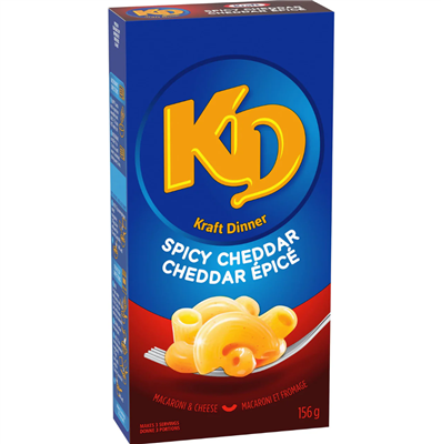Kraft Dinner Spicy Cheddar Macaroni & Cheese