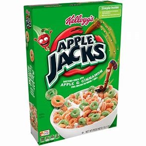 Cereal Box - Kelloggs Apple Jacks Cereal [12]
