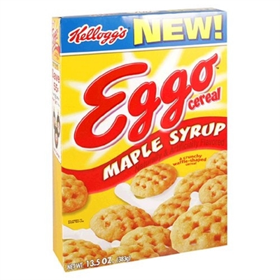 Cereal Box - Kellogg's Eggo Maple Flavoured Cereal [10]