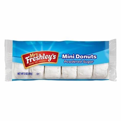Mrs Freshley's Mini Powdered Donuts