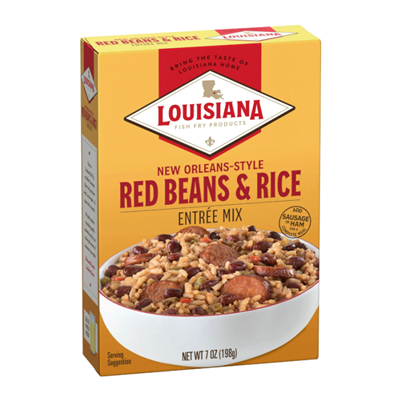 Louisiana New Orleans Style Fry Red Beans and Rice