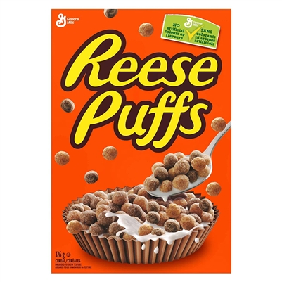 Cereal Box - Reeses Peanut Butter Puffs [12]