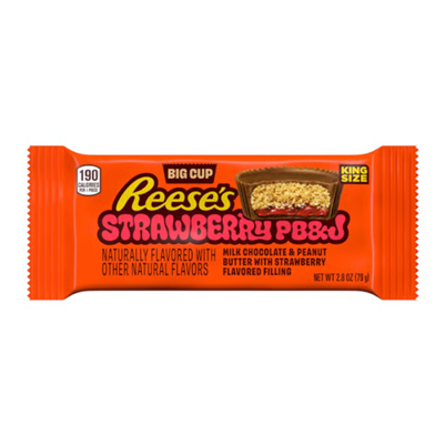 Reese's Big Cup Strawberry PB&J (King Size) 2.8oz/ 79g