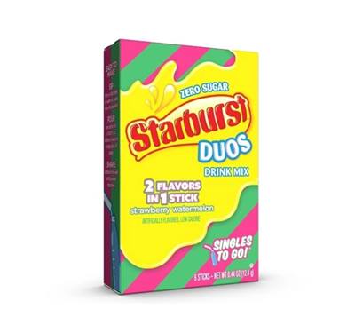 Starburst Drink Mixes Strawberry Watermelon (6 count)