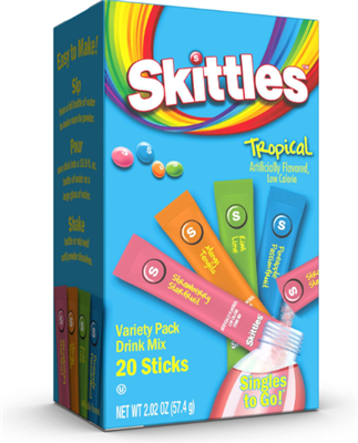 Skittles Drink Mixes Tropical (20 count)