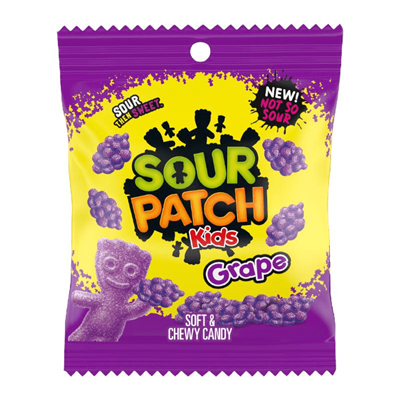 Sour Patch Kids Grape Peg Bag
