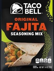 Taco Bell Original Fajita Seasoning Mix (Sachet)