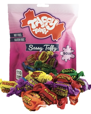 Taffy Town Sassy Taffy Sour Peg Bag