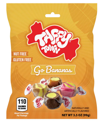 Taffy Town Go Bananas Peg Bag