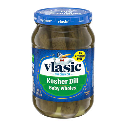 Vlasic Kosher Baby Whole Pickles 473ml/ 16oz