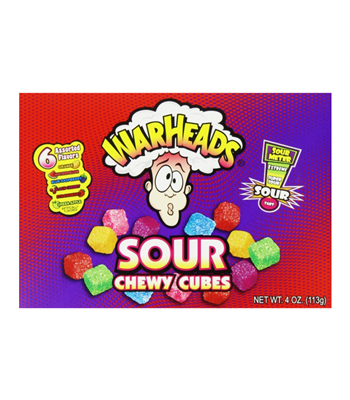 Warheads Chewy CUBES Theatre BOX [12]