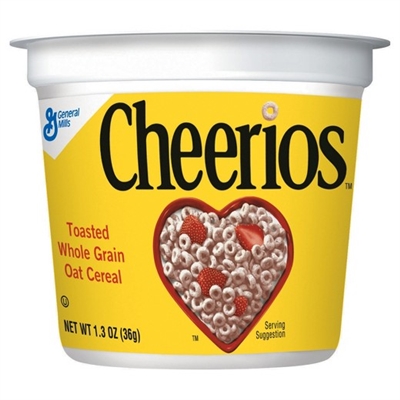 Cereal Cup - General Mills Cheerios Cereal - CLEARANCE