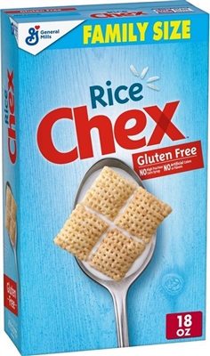 Cereal Box - General Mills Rice Chex FAMILY SIZE [8] CLEARANCE