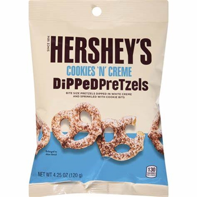 Hersheys Cookies N Creme Dipped Pretzels [12] CLEARANCE
