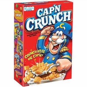 Cereal Box - Quaker Cap N Crunch CLEARANCE