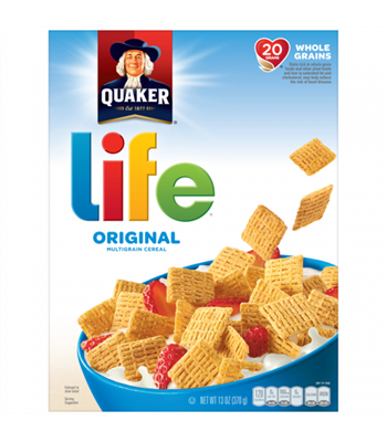 Cereal Box - Quaker Life Original CLEARANCE