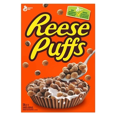 Cereal Box - Reeses Peanut Butter Puffs [12] CLEARANCE