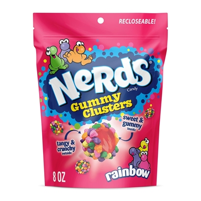 Nerds Gummy Clusters Rainbow 8oz (CLEARANCE)