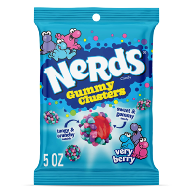 Nerds Gummy Clusters Very Berry 5oz (CLEARANCE)