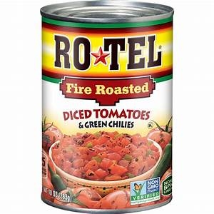 Ro-Tel FIRE ROASTED Diced Tomatoes & Green Chilies