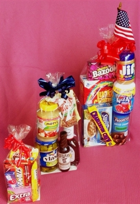 D.I.Y. American Goodie Cellophane Gift Bag with Ribbon