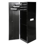 EXTEX1603SCBK 16" 3 Drawer, 1 Shelf Side Cabinet - Black