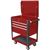HOMRD06032000 35" 4-Drawer Flip Top Service Cart - Red