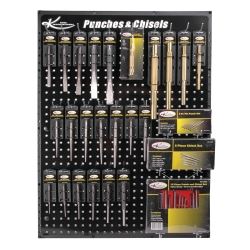 K Tool International-PUNCHES & CHISELS DISPLAY BOARD