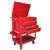 KTI75140 Red 4-drawer HD Service Cart