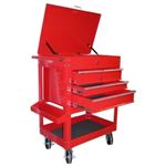 KTI75140 Red 4-drawer HD Service Cart