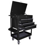 KTI75145 Black 4-drawer HD Service Cart