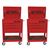 KTIKIT-2PK75146 2pk RED 4 Drawer Locking Service Cart