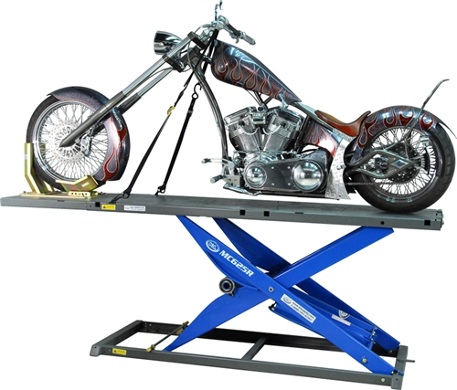 K&L MC625R Motorrad Hebebühne blau & grau für >750 kg im Thunderbike Shop