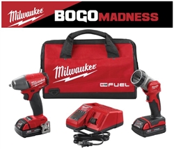 Milwaukee Electric Tool M18 FUEL 3/8" Impact Wrench With LED Light Kit