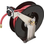 RH-50PL Dual Support, Spring Rewind Hose Reel and 50â€™ / 300 psi Hose