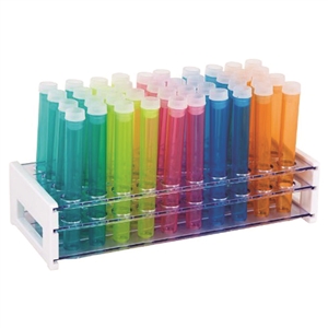 <center>Plastic Rack, 40/50 PS Tubes, Flange Caps, Assorted</center>