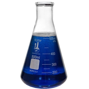 <center>Erlenmeyer Flask without Rubber Stopper</center>