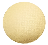 10" ROUND CAKE WRAP AROUND (1/4" THICK) - GOLD FOIL (25 PER PACK)