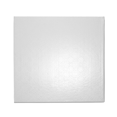 10" SQUARE CAKE DRUM - GLOSS WHITE (5 PER PACK)