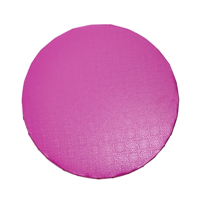 12" ROUND CAKE DRUM - HOT PINK (5 PER PACK)