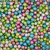 ASSORTED COLOR METALLIC DRAGEES - 4.5MM