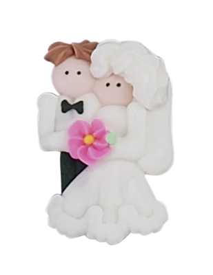 Caucasian Bride & Groom - Large