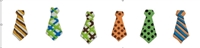Father's Day Royal Icing Tie Assortment