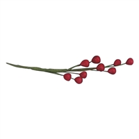 Small Holly Berry Bunch - Red