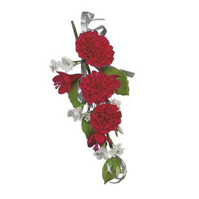 Carnation Corsage - Red