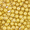 Non-Edible Metallic Gold Dragees - 8mm