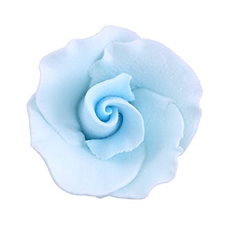Med-Lg Gum Paste Formal Rose - Blue