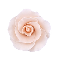Large Gum Paste Formal Rose - Peach