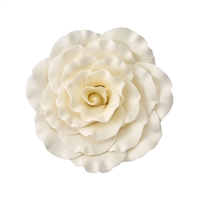 Jumbo Gum Paste Formal Rose - Ivory