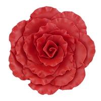 Jumbo Gum Paste Formal Rose - Red